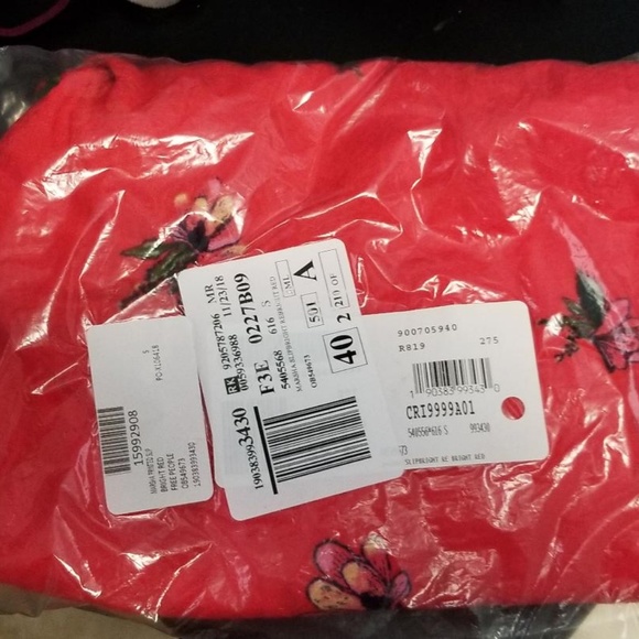 Free People Shea Printed Mini Dress in Red Hot - Picture 8 of 8